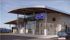 Rendering of the new Paw Prints facility